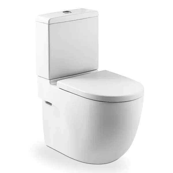 مرحاض - كومبنيشن ملاصق ميريديان بالدش والسيديلى ذاتى الغلق والخزان بالعدة وطقم التثبيت من روكا