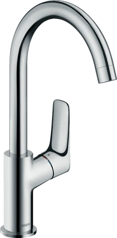 ( طلب مسبق ) طقم خلاطات لوجيس ( خلاط حوض 71130006 و خلاط بانيو 71400006 ) اللون كروم من هانز جروهى