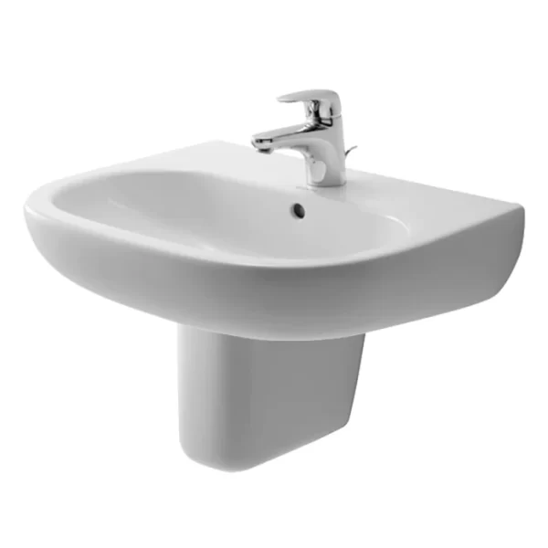 حوض دى كود 231055 مقاس 55 سم بالعامود المعلق من ديورافيت