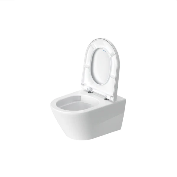 مرحاض معلق دى نيو 257749 بالدش و سيديلى عادى وبدون محبس اللون أبيض من ديورافيت