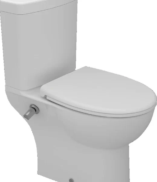 مرحاض أرضى روزيتا 22804975 بالشطاف الداخلى والسيديلى ذاتي الغلق والخزان بالعدة وطقم التثبيت المقاس 65 × 40 سم من ساني بيور